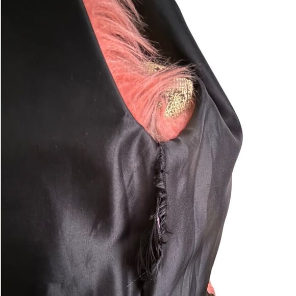 Cara Faux Fur Boho Multi Colored Vest NWOT Size M/L - Picture 4 of 9